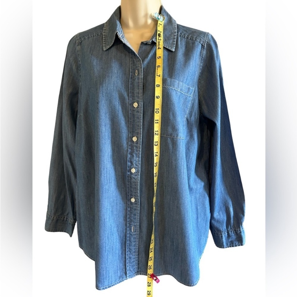Motherhood denim long sleeve maternity top size S - Picture 6 of 6